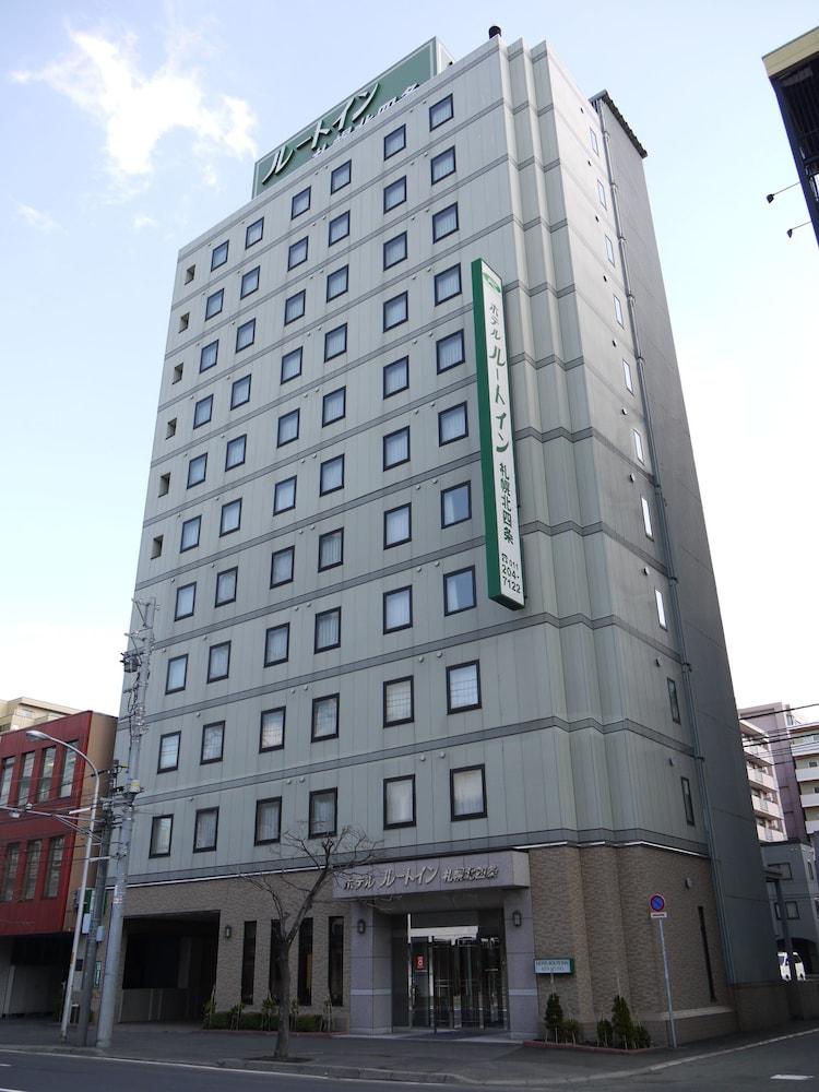Hotel Route-Inn Sapporo Kitayojo Bagian luar foto