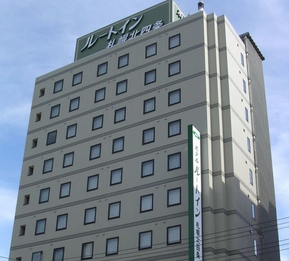 Hotel Route-Inn Sapporo Kitayojo Bagian luar foto